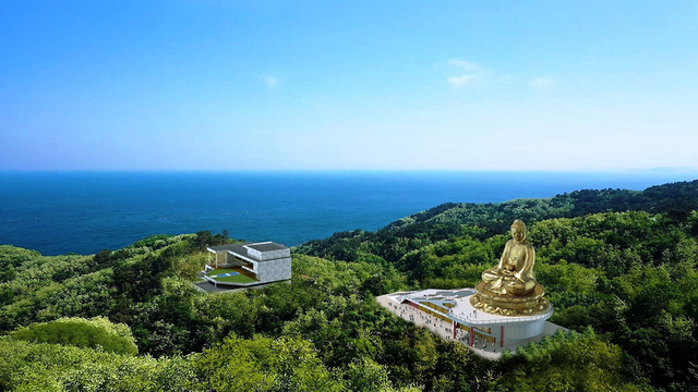 ‘청동 동해 약사불 대작불사(大作佛事)’ 조감도.