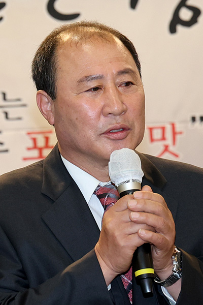 좌동근 구룡포 과메기사업 협동조합 이사장.