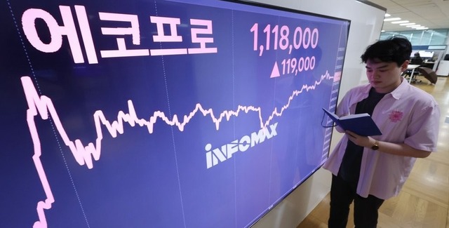 에코프로 100만원 돌파 황제주 등극.