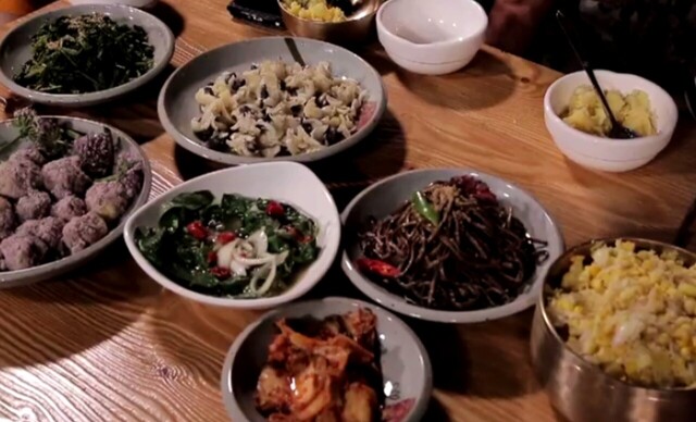 울릉도산 재료를 이용해 만든 음식 차림 /이미지 사진