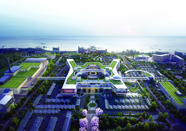 한국원자력연구원 문무대왕과학연구소 조감도.