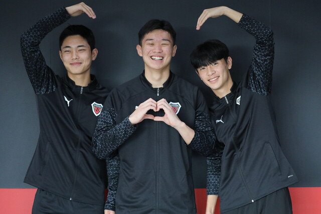 김동진, 강성혁, 이규민 선수.