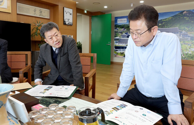 이철우 경북지사는 울릉군이 K-싱가포르로 발전시킬 수 있다고 했다 /울릉군 제공