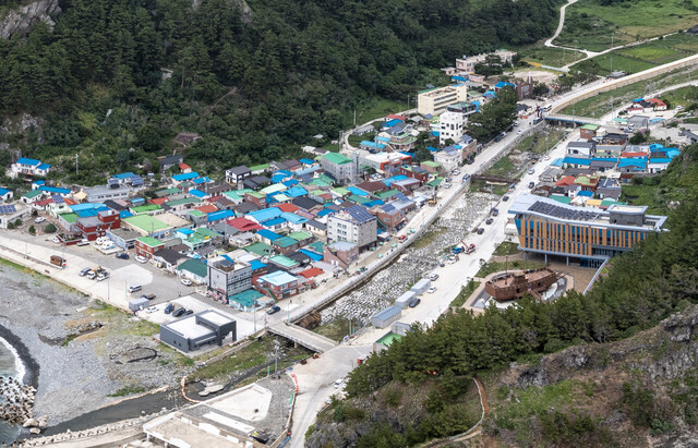 서면 태하리 시가지도 고층 아파트가 없다 /김두한기자 