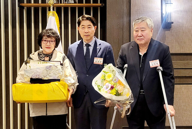 경북산악연맹 유공자 시상식. /김두한기자 