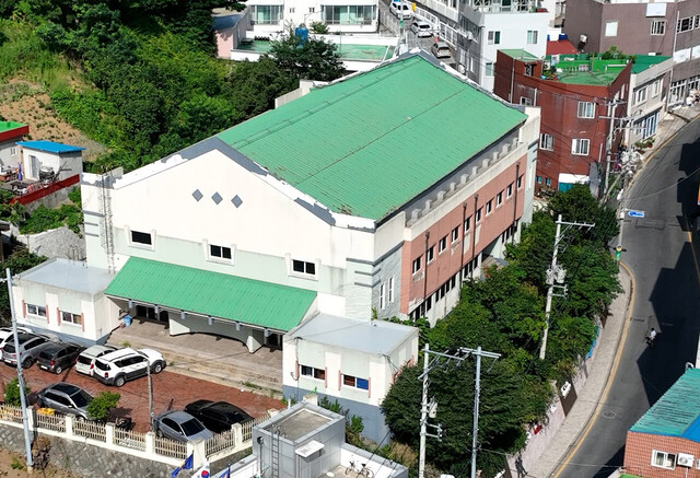 지난해 선정된 울릉도 커뮤니티 중심센터 다이음터가 건설될 울릉학생체육관./김두한 기자