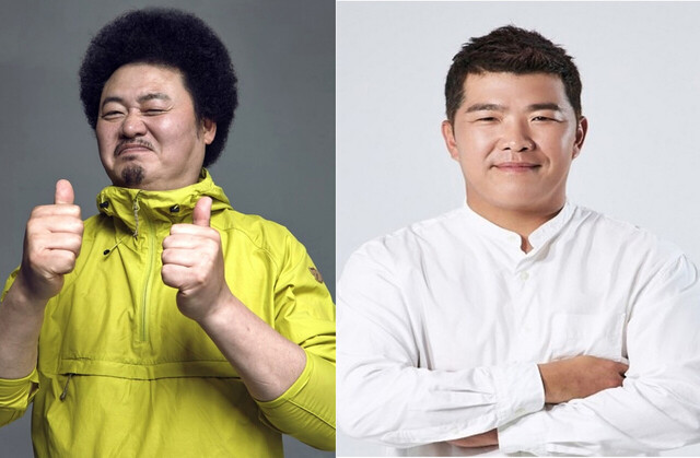 개그맨 윤택과 유명야구선수 정근우