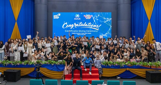 2023년 여름 말레이시아 Asia Pacific University 파란 사다리 연수 단체 사진. /대구대학교 제공