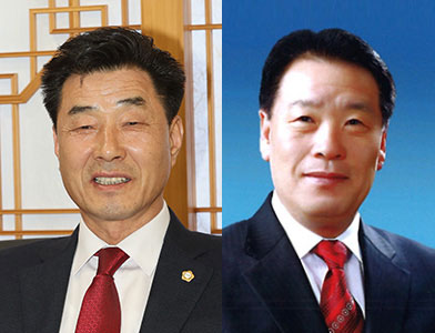  김일만 시의장, 이재진 부의장