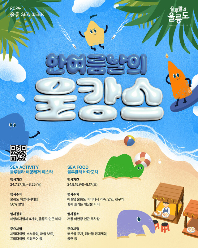 울캉스 포스터./울릉군