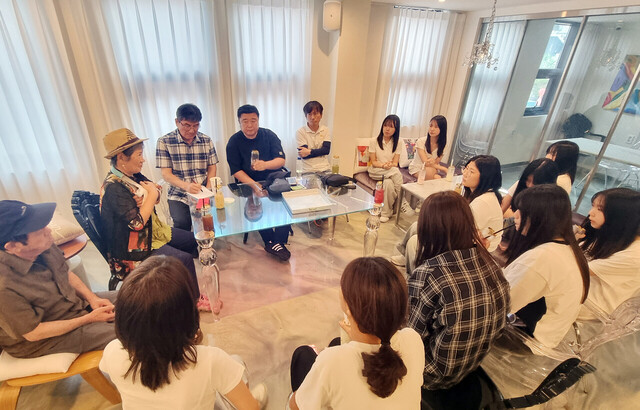 제천여중 울릉도독도해녀해남보전회 김수자 회장님과 만남./울릉도독도해양연구기지