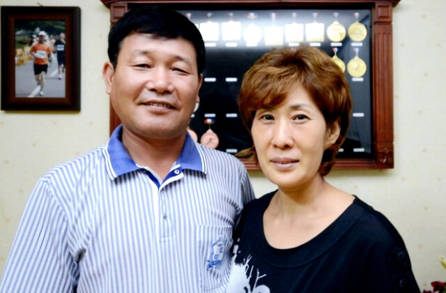 대구에서 생활하는 구본길 선수 부모님./ 선종우 제공