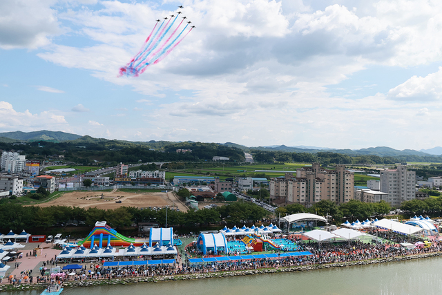 예천곤충축제가 열린 한천체육공원 전경. /예천군제공