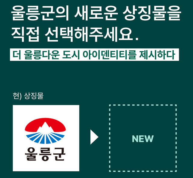 울릉군의 기존 상징물./울릉군