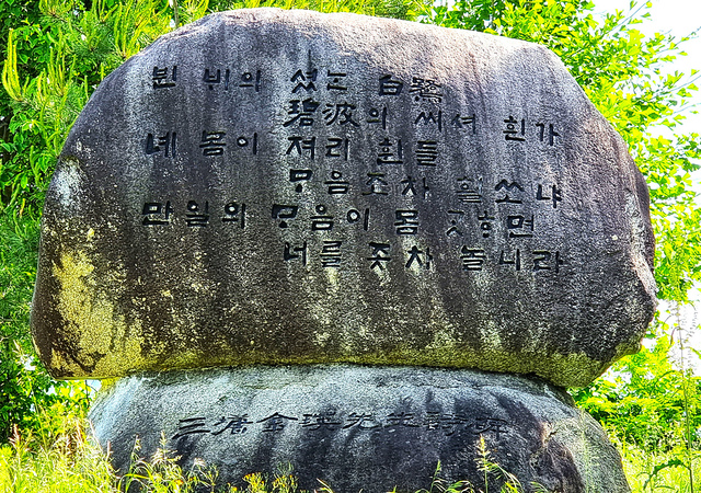 삼당 김영 시비