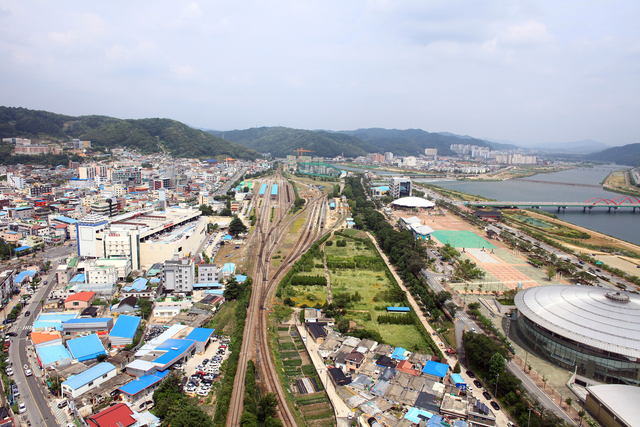 .경북북부권 문화·경제를 선도하는 거점으로 구축될 구)안동역사 부지. /안동시 제공