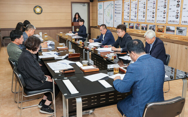 울릉군의회 간담회 개최.