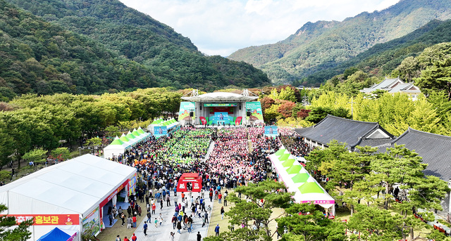 지난해 제18회 문경사과축제.  /문경시 제공