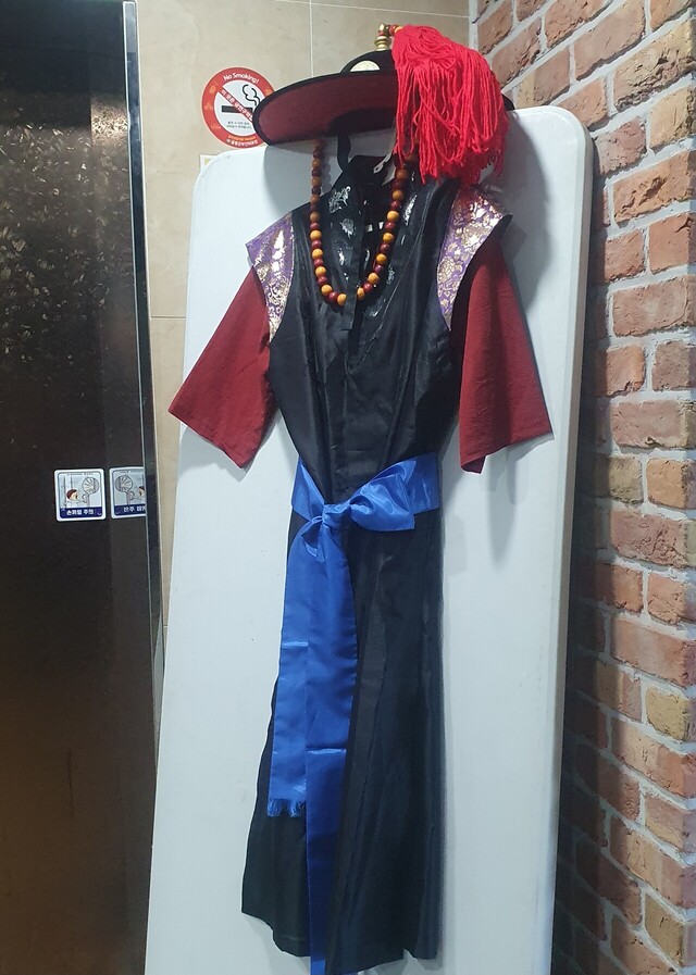 독도수호 안용복 복장 전시./김두한 기자 