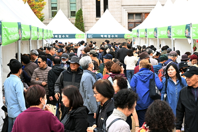농축특산물 직거래장터 ‘왔니껴 안동장터’ 모습. /안동시제공