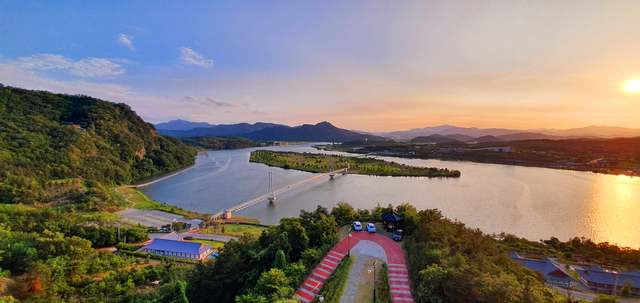 상주 경천섬.