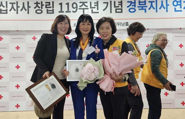 축하 기념촬영. 