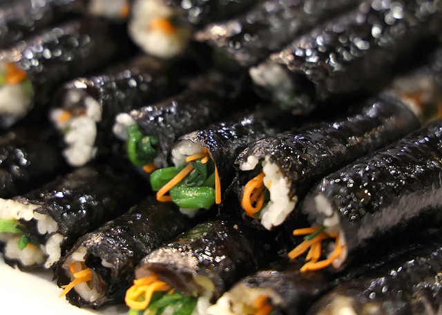 과메기 미니 김밥
