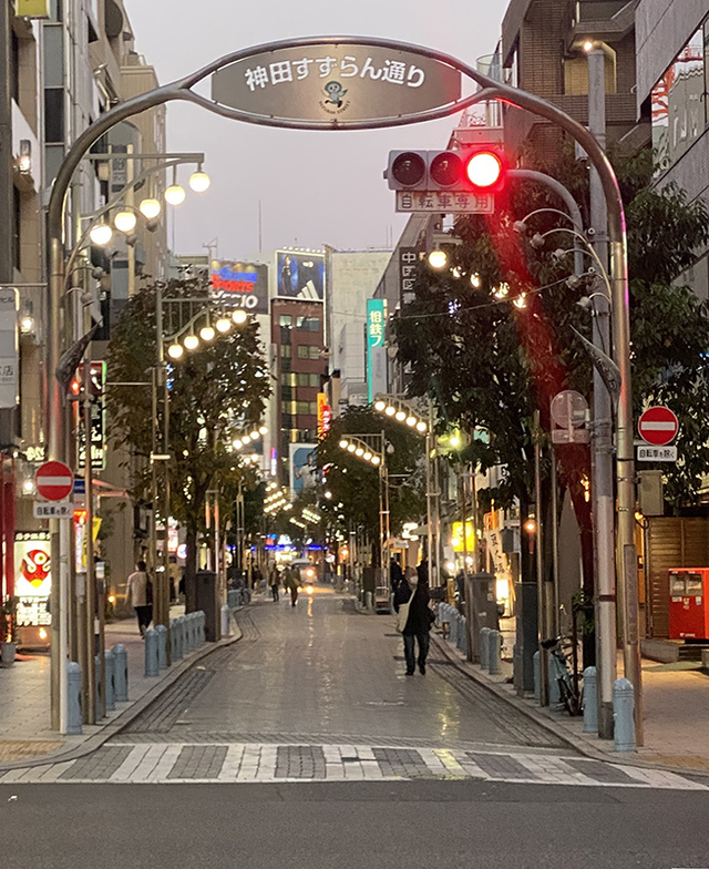 스즈란도오리의 풍경.
