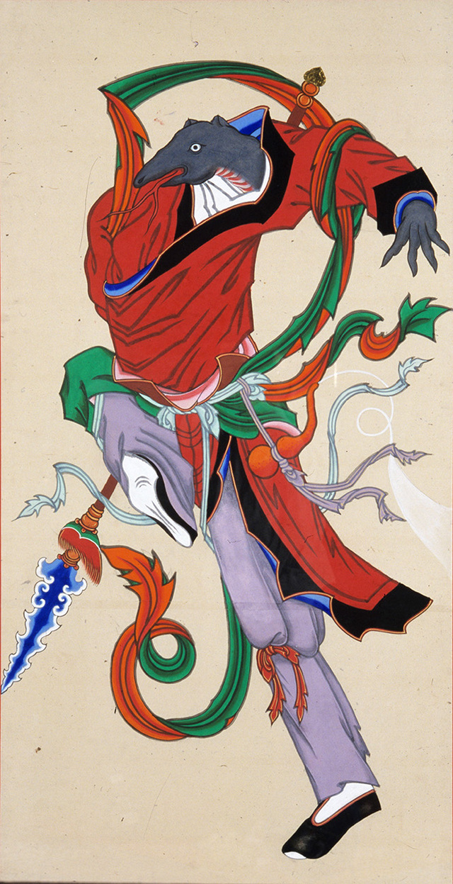 십이지상 중 뱀. 만봉 스님(1910∼2006) 작품.  /국립민속박물관 제공
