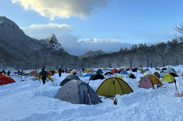 울릉도 나리분지 OTT행사 장면. /울릉산악구조대