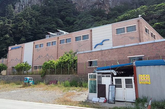 울릉도 내수전 내연발전소 전경./김두한기자 