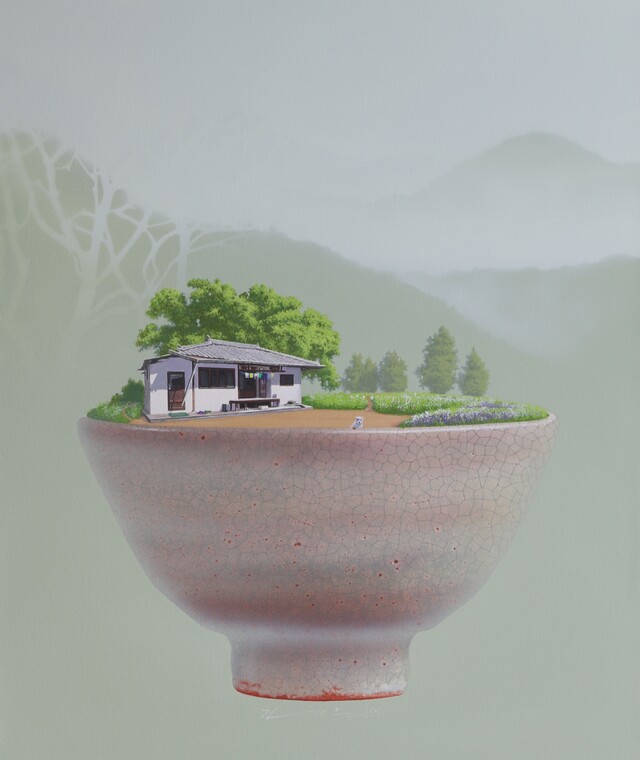 사진 2. 장개원, 기억-여행2505, 45.5 x 53.0 cm, mixed media, 2025