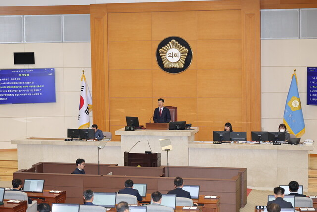 본회의 모습 /포항시의회 제공