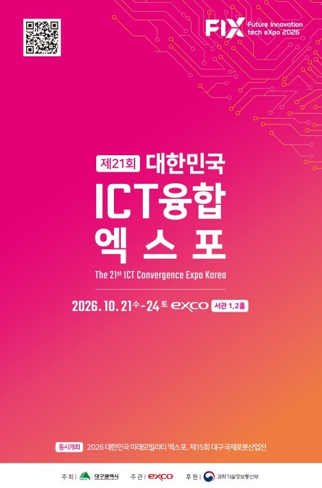 AI가 바꾸는 산업과 일상…대구 ICT융합엑스포 역대 최대 규모 개최